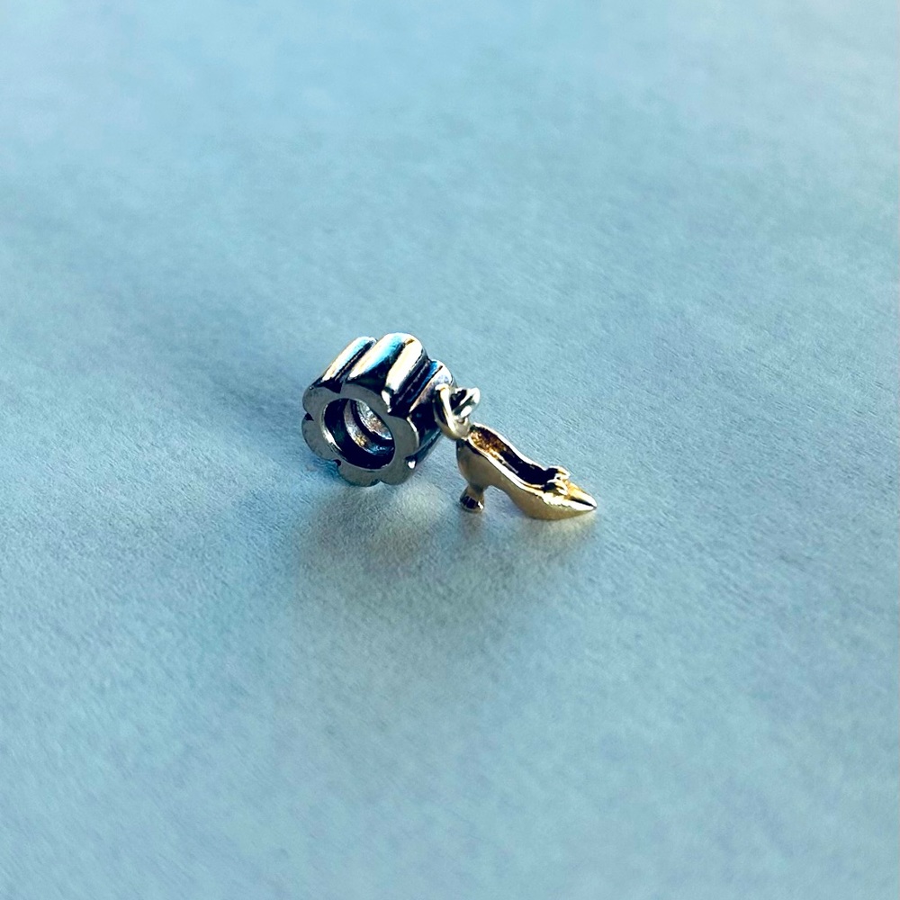 Pandora Stiletto Shoe Charm With 14K Gold - Picture 5 of 8